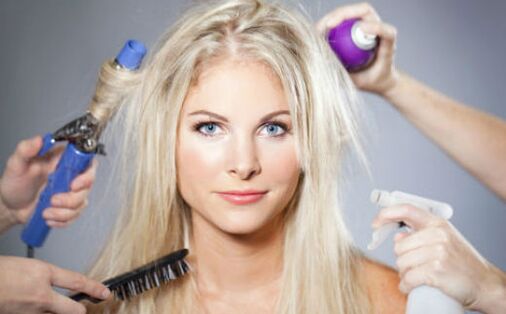 saç şekillendirme ürünleri ve araçları